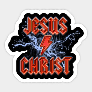Heavy Metal Jesus Christ Sticker